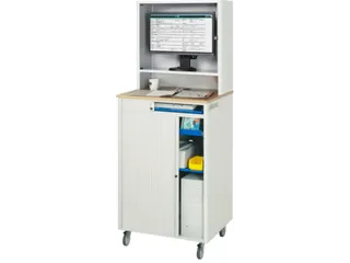 pc-kast,HxBxD 1810x720x660mm,monitorvak,toetsenbord-/muisblad - 5