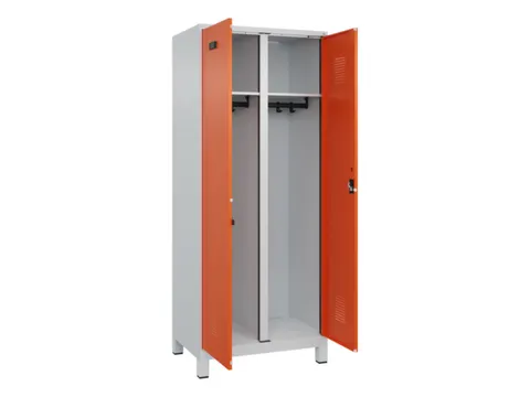 locker voor scheiding van kleding,HxBxD 1950x800x500mm,2vak