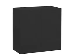 Euro Products Q-1023 servet 33x33cm 1/8 vouw Zwart 2400 Stuks