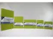 Schetsboek Kangaro A5 landscape lime green PU HC 80 vel 140gr roomwit