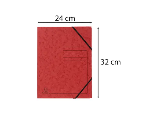 Elastomap z/klep. ge druckt 355g rood
