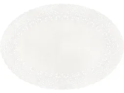 Randen Ovaal Wit 17x24 cm Wit doos 8x250st