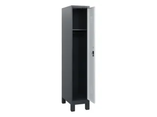 schoollocker,HxBxD 1630x300x500mm,1vak,vak B 300mm,cil.-slot,voeten - 1