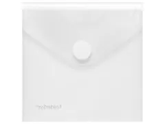 Enveloptas Foldersys CD PP transparant Cd Velcro Omslag