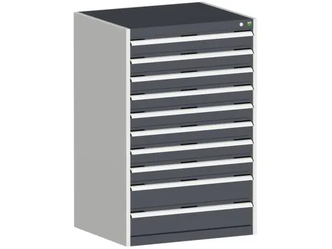 ladekast,HxBxD 1200x800x650mm,10lade(n),lade voor normale belastingen