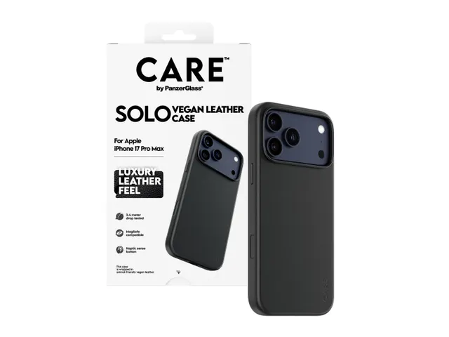 PanzerGlass CARE Solo Case Black – iPhone 17 Pro Max
