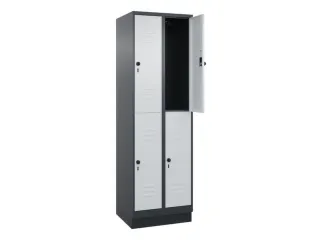 dubbeldekse locker,HxBxD 1950x600x500mm,2x2vak.,vak B 300mm - 2