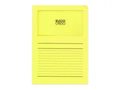 Map Elco Ordo Classico mvenst A4 120gr 220x310mm geel 100st verp100220