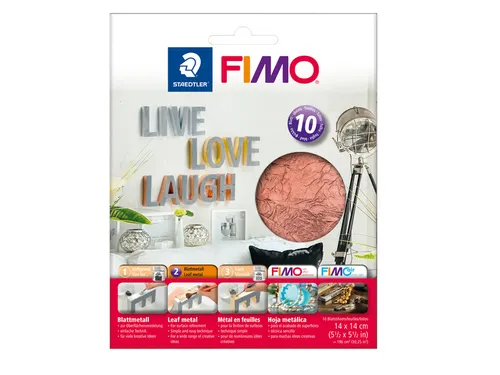 Bladmetaal Staedtler Fimo 8781 14x14cm koper 10 vel