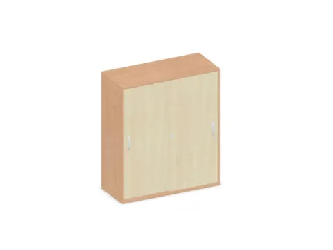 Schuifdeurkast 1150x1000x430mm Romp Beuken Decor Front Esdoorn