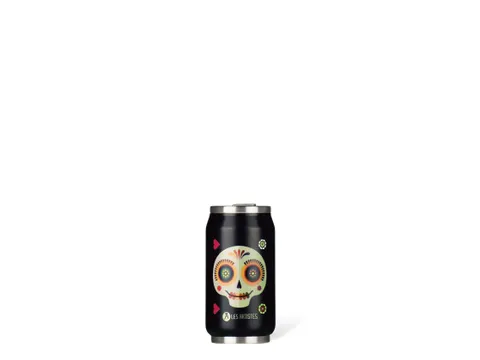 Thermosbeker Les Artistes Paris blik 280ml Sugar Skull met rietje