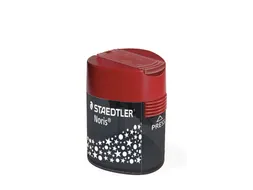 Puntenslijper Staedtler Noris 2gaats grijs/rood