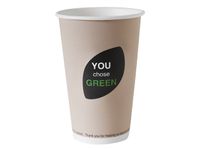 Beker karton pla thank you 470ml/pk50