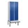 locker met bank,HxBxD 2120x800x815mm,2vak,vak B 400mm,draaigrendel