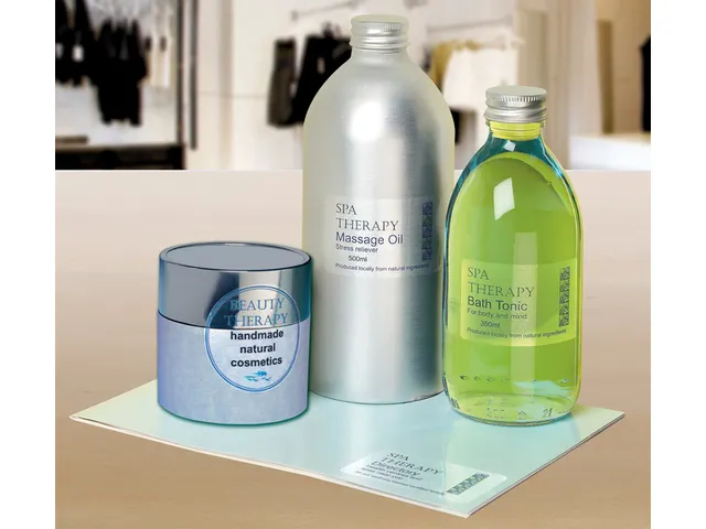 Crystal Clear Etiket Avery Zweckform 210x297mm A4 transparant 25 stuks