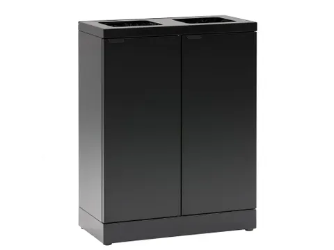 Bica 871 Afvalscheidingsunit 2x45 Liter Zwart