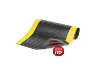 antivermoeidheidsmat,metergoed,HxB 14x1520mm,vuurvast,vinyl/pvc,geribd - 1
