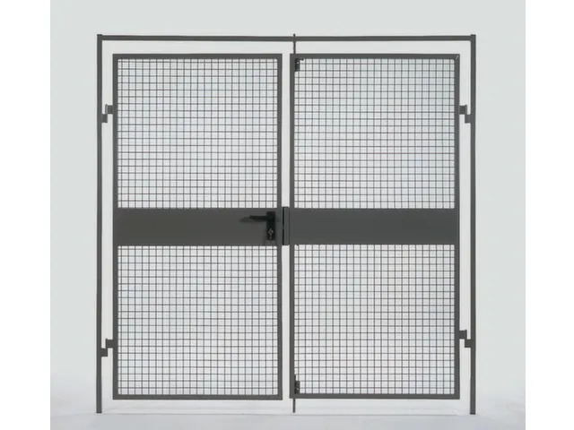 dubbele vleugeldeur,v. scheidingswandsysteem,HxB 2550x2000mm,RAL5002