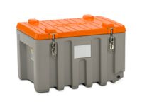 Opbergbox 150L H X B X D 530X 800X 600Mm Grijs/oranje