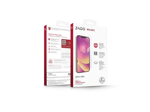 InvisibleShield Glass Elite, Apple, iPhone 16e/14/13/13 Pro, Antibacte