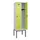 locker,HxBxD 2120x600x500mm,2vak,vak B 300mm,draaigrendel