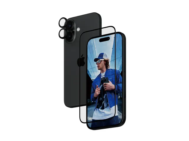 PanzerGlass 2-in-1 Bundle iPhone 16, Apple, Apple - iPhone 16, Drog