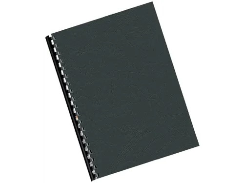 Voorblad A4 Zwart Lederlook 250 Grams Pak 100 Stuks