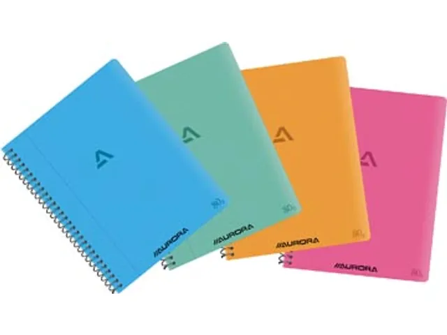 Writing 80 spiraalschrift 21 x 16,5 cm geruit