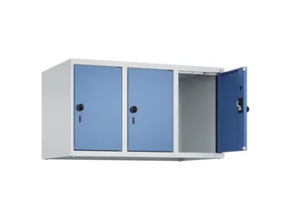opzetkast,v. locker,3vak.,vak B 300mm,HxBxD 500x900x500mm,draaigrendel - 1