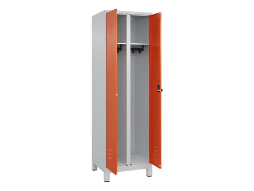 locker voor scheiding van kleding,HxBxD 1950x600x500mm,2vak