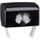 Aquarius 7191 Duo toiletpapier dispenser traditioneel zwart