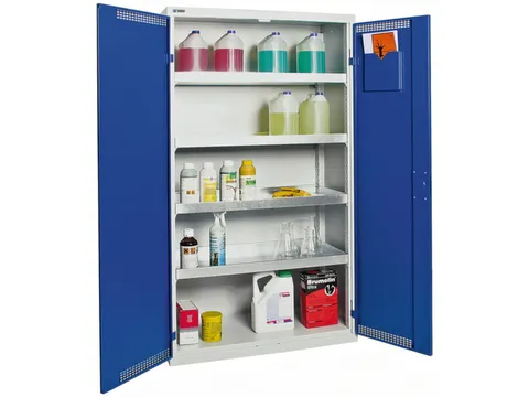 Milieukast Plaatstaal Grijs Blauw Ventilatie 1800x1000x500mm