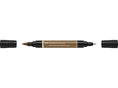 Tekenstift Faber-Castell Pitt Artist Pen duo marker 180 amber
