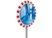 Miroir routier rond Ø1000mm acier inoxydable cadre en mousse PVC