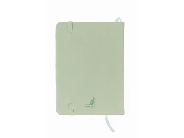 Schetsboek Kangaro A6 mint PU hardcover 80 blad 140 grams roomwit papi