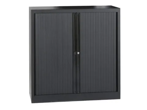 jaloeziedeurkast,HxBxD 1030x1200x430mm,2,5 OH,romp zwart,front zwart