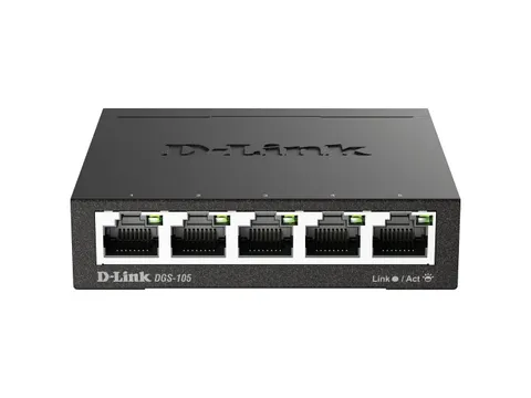 D-Link DGS-105/E DGS-105 Netwerk switch 5 poorten 1 GBit/s