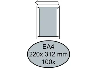 Envelop Quantore Bordrug Ea4 220x312mm 120gr Wit Zelfklevend - 1