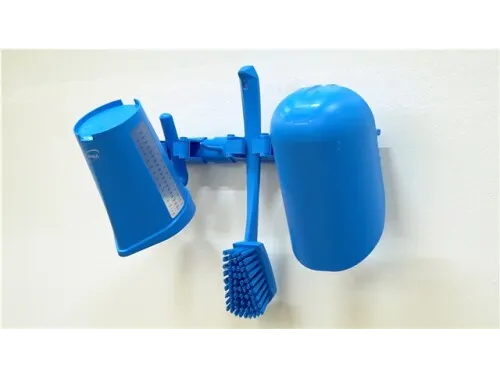 Vikan hygiënisch Hi-Flex ophangsysteem 2 haken blauw 420mm
