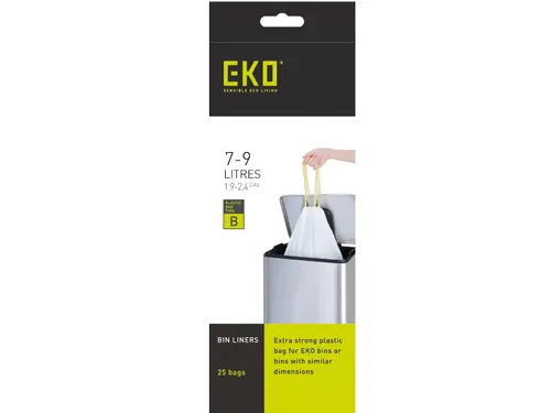 EKO Afvalzak type B 7 - 9 liter Doos 24 x 25 zakken