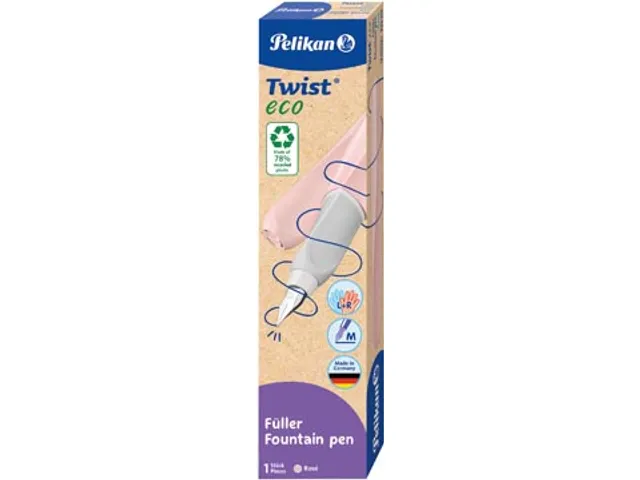 Twist vulpen Eco, met vulling, rosé