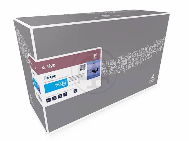 AS14590 Astar Kyocera TK590 FSC toner cyaan rebuilt 5000pag chip