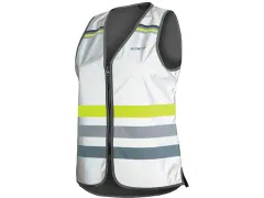 Lucy Jacket Full Reflective Fluohesje Grijs/Geel Maat Small