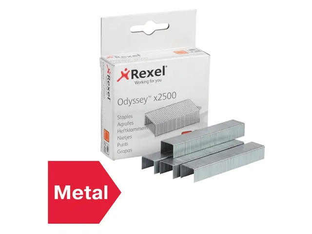 Nieten Rexel Odyssey verzinkt 2500 stuks