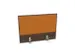 panneau de rehausse,p. table de bureau,NV brun caryer,BN3005-jaune