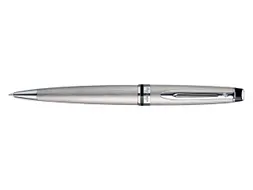 Balpen Waterman Expert Stainless Steel CT Medium Blauwe inkt