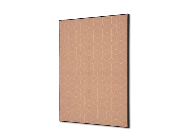 Wanddecoratie Textiel Set A2 Hexagon Beige