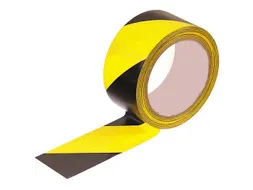 Vloertape 33mx50mm Geel/zwart 18 Rol