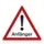 driehoekig bord,Beginners,PVC,rood/wit/zwart,om te verlijmen
