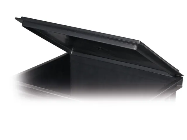 couvercle à charnière,PP,p. bac gerbable ESD,lxP 400x300mm,noir